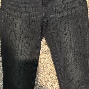 ORLY Black Skinny Jeans with Classic Denim Texture